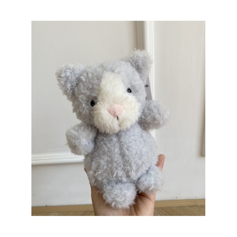 —– Big Collection 2 Limited Time Activity Discount Toy Cute Animal Shape Plush Doll Gift-Color:Curly Cat 18cm-Height:Free 3b Dust Bag