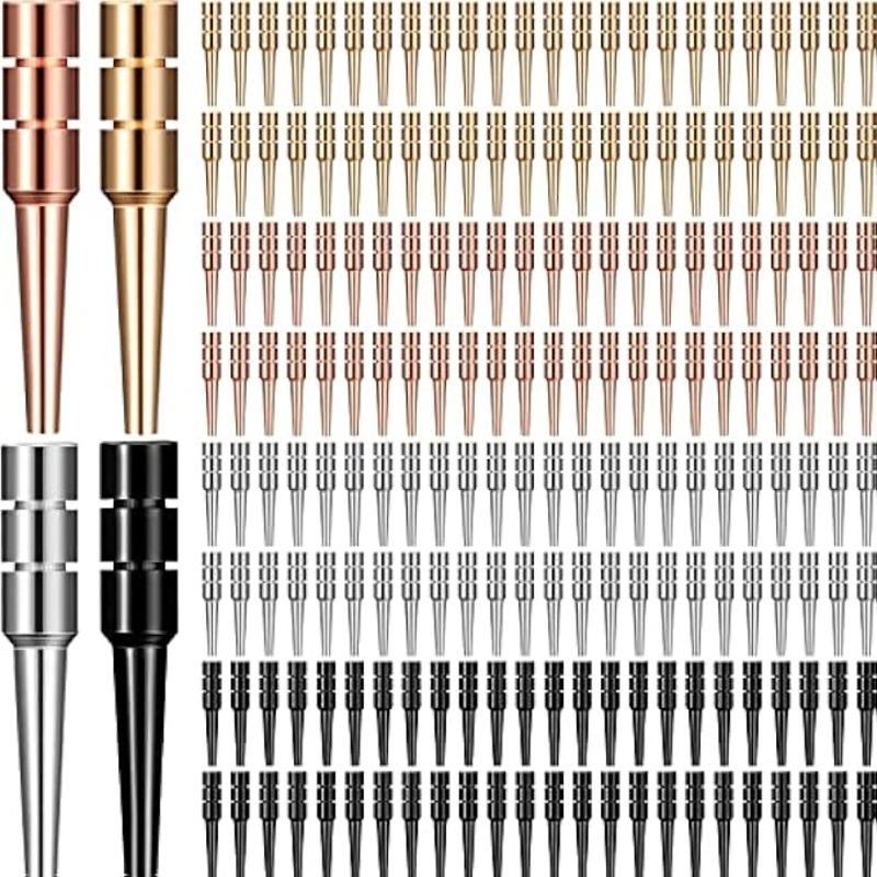 192 Pieces Metal Cribbage Pegs Cribbage Board Pegs Fit 1 8 Holes Cribbage Pegs Friend and Family Pack for Cribbage Traditional Board Game 4 Colors