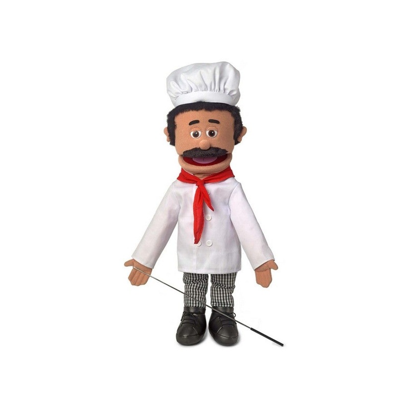 25 Chef Luigi, Full Body, Ventriloquist Style Puppet