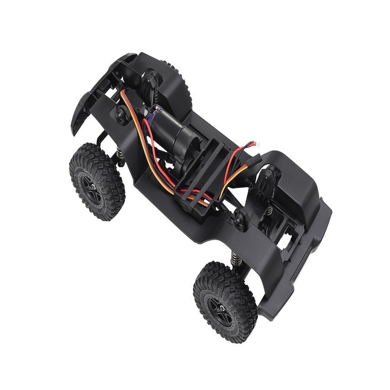 AMK Upgraded TRX4M Nylon Chassis Frame, 1/18 RC Crawler Assembled Chassis for 1/18 AX-8560 Rc Crawler TRX4-M Bronco Defender