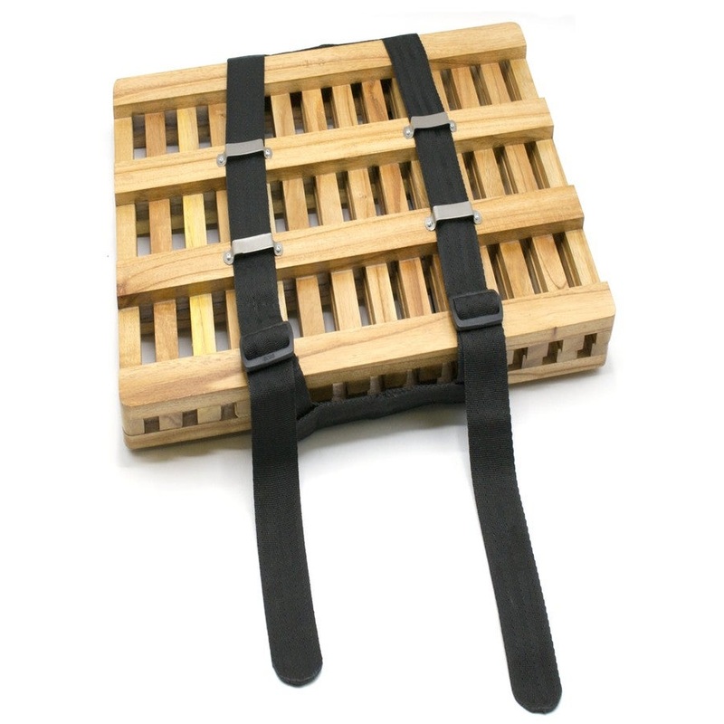 EISCO Wooden Herbarium Press Frame: 12 x 18 inches with 2 Buckle Straps