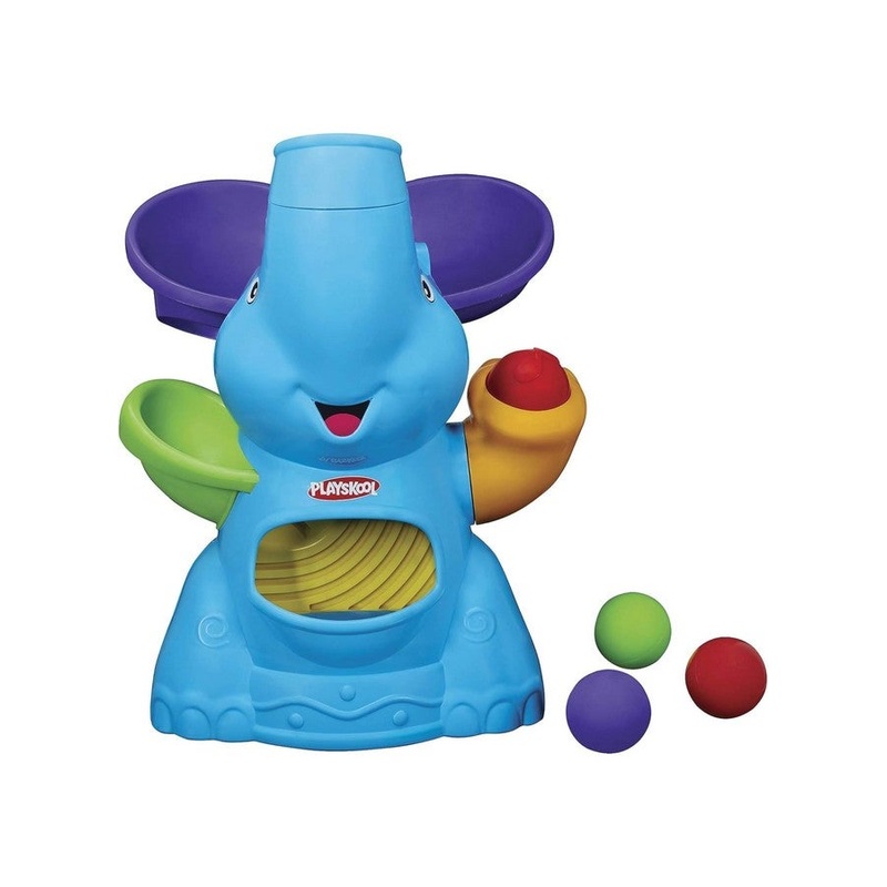 Elefun Busy Ball Popper Active Toy For Toddlers And Babies 9 Months And Up With 4 Colorful Balls (Amazon Exclusive)