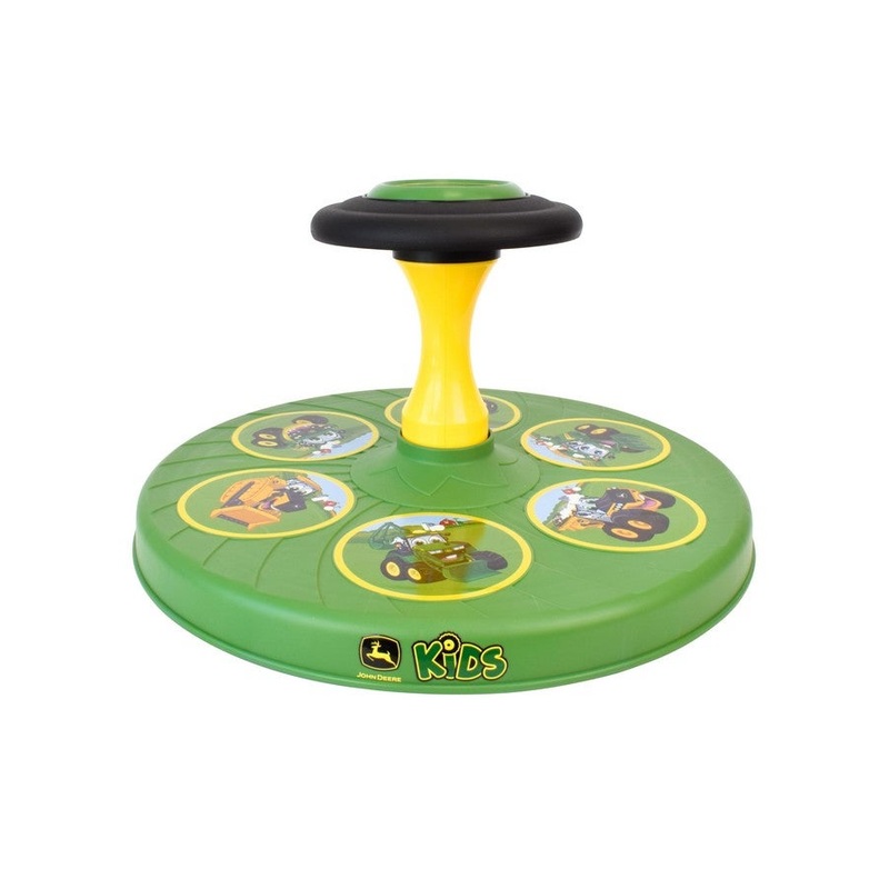 John Deere Twist-N-Twirl Spinning Activity Toy for Toddlers - Balance and Coordination Ages 18 Months+