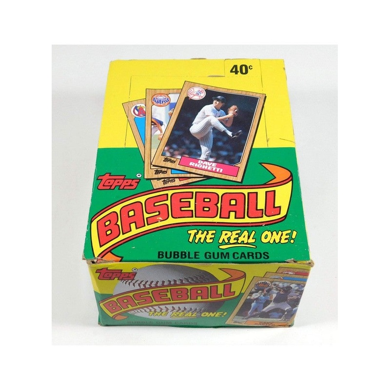 Topps 1987 Baseball Wax Pack Trading Card Box (36 Packs) Possible Rookie Cards Including Barry Bonds, Rafael Palmeiro and Barry Larkin