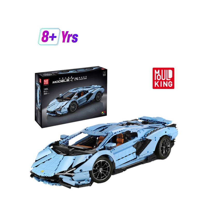 toy carSpeed Champion  Sports Car Building Kit, 3819PCS sports car building block model set, Children's toysAutomobile toys building Model, Gifts for adults, boys and girls, Display and collection model, 13056S