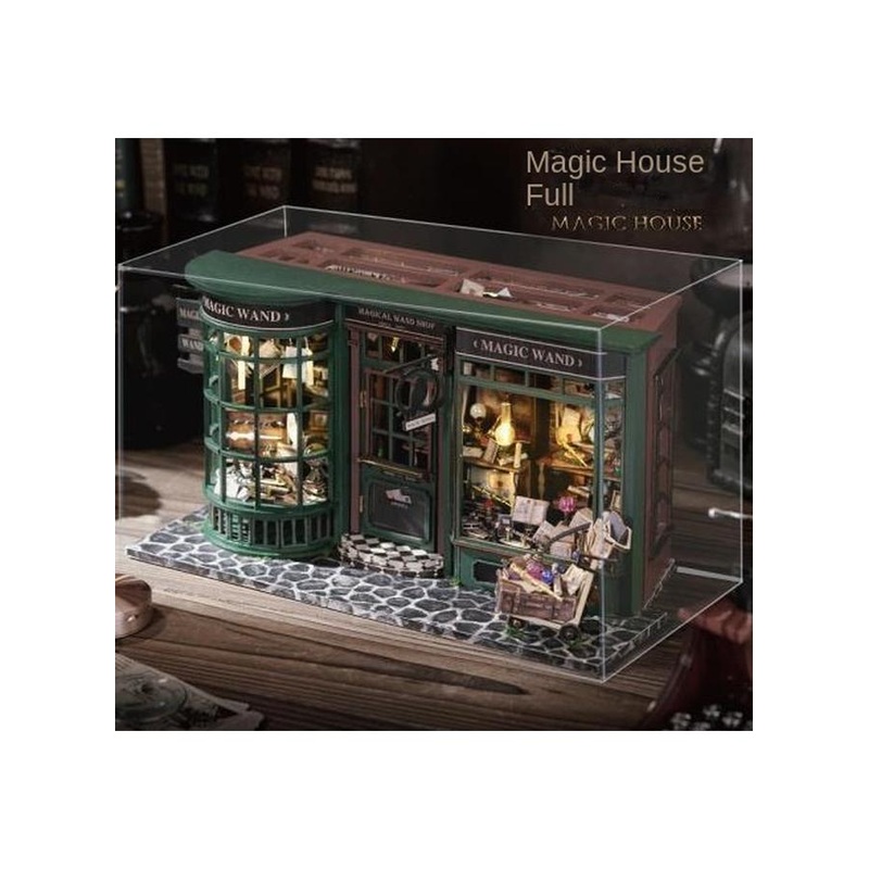 Zhiqu House Diy House Magic Full House European Retro Wooden Handmade Assembled Model Gift Doll House