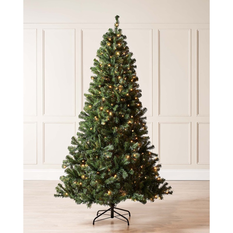 Pre-Lit Emerald Spruce Christmas Tree, Warm White 6 ft / 1.8 m