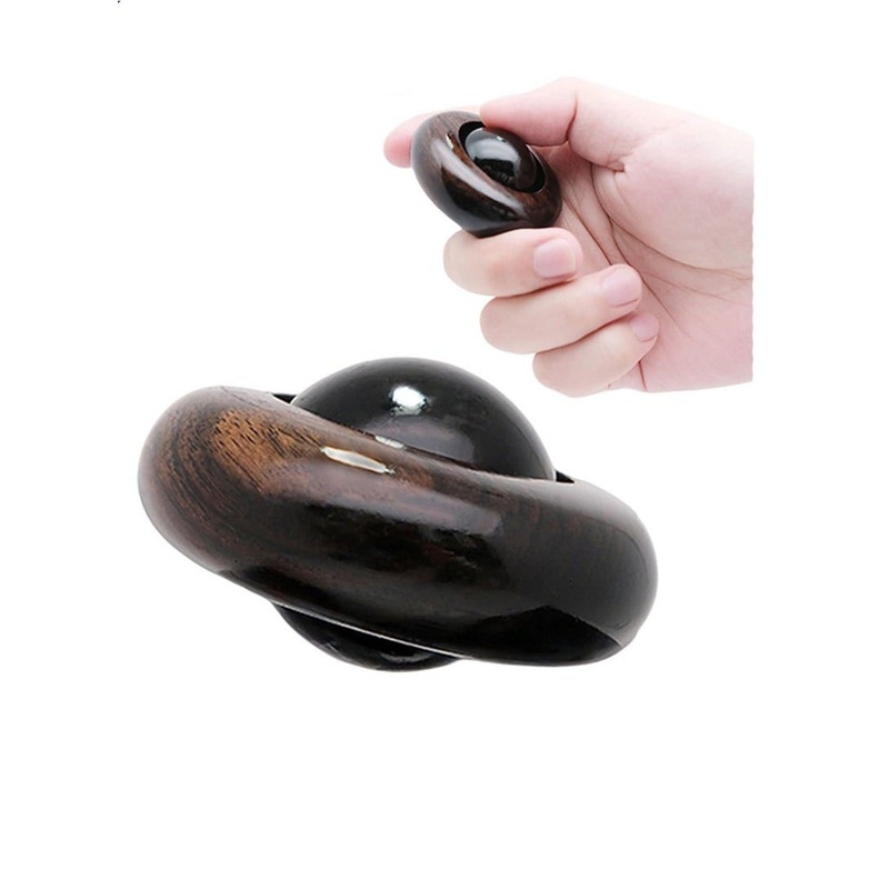 1 Pack Fidget Toys for Adults, Wooden Stress Relief Toy, Portable Figette Toys Adults Fidgets for Anxiety and Stress Balls, Quiet Fidget Cube Desk Toys for Office